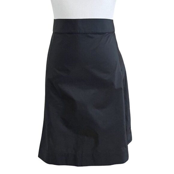 NWOT COS BLACK LYOCELL POLYAMIDE BLEND SIDE FRONT-PLEAT MINI SKIRT - S - Picture 2 of 10
